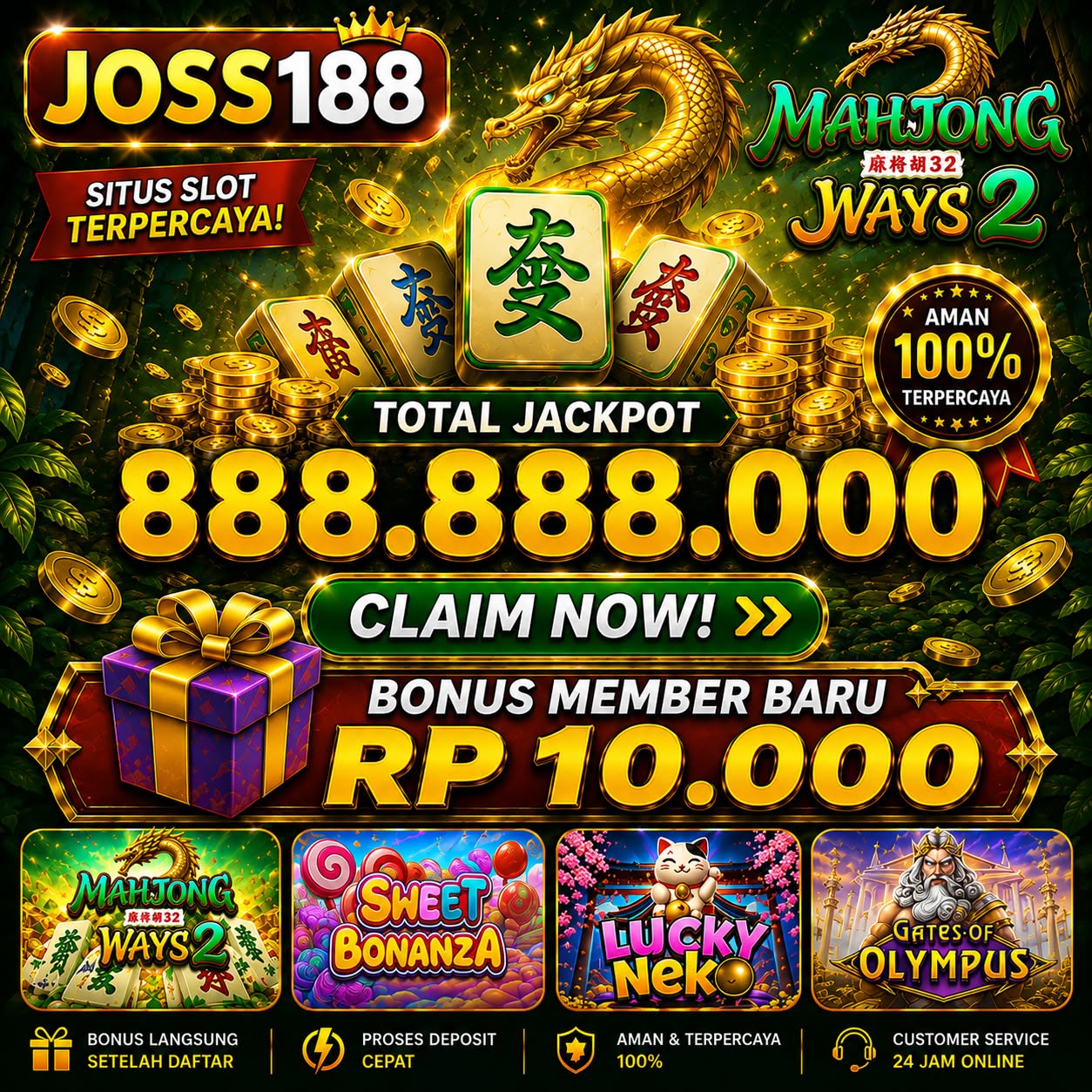 JOSS188 - Platform Game Online dengan Beragam Pilihan Permainan Seru