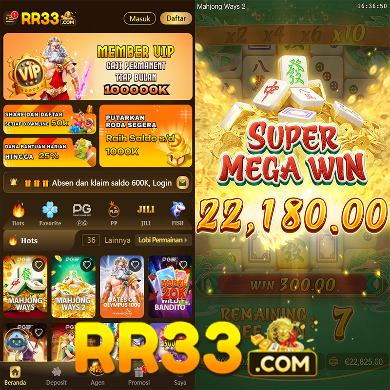 RR33 - Situs Resmi Slot Online dan Pilihan Game PG Soft