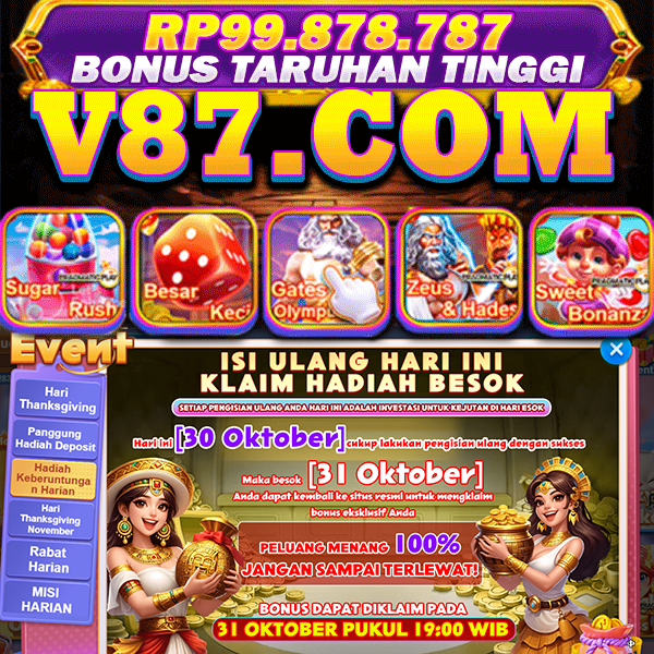 V87 - Situs Resmi Slot Online dan Pilihan Game PG Soft